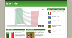 Desktop Screenshot of learntospeakitalian.info